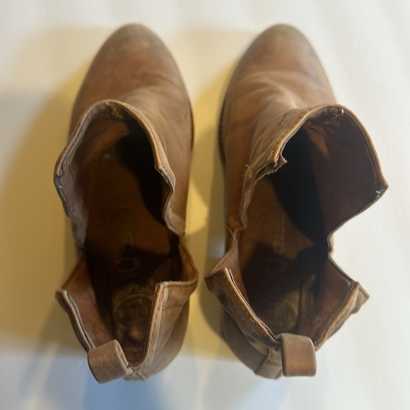 Jeffrey Campbell handmade Ibiza ankle split booties camel light tan with heel - Picture 10 of 13